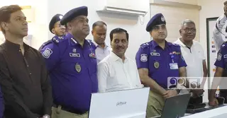 নিরাপত্তা জোরদারে নওগাঁ শহরে এআই ক্যামেরা স্থাপন